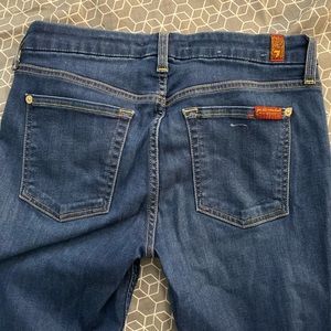 7 for all mankind b(air) ankle skinny jeans sz 27